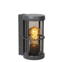 Lucide NAVI - Væglampe indendørs/udendørs - 1xE27 - IP54 - antracit Lucide NAVI - Væglampe indendørs/udendørs - 1xE27 - IP54 - antracit