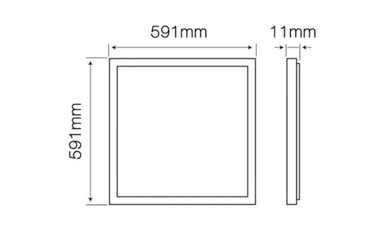 LED line LED-rammepanel 60x60 - 40W - 3200LM - 4000K 840