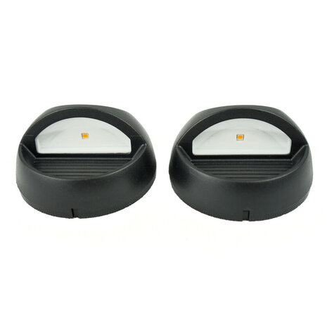 Modee Lighting LED Solcelle Væglampe - IP44 6lm 3000K Varm hvid - 2 stk