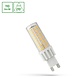 Spectrum LED G9 - 8W erstatter 80W - 3000K Varm hvid - 75x21 mm Spectrum LED G9 - 8W erstatter 80W - 3000K Varm hvid - 75x21 mm