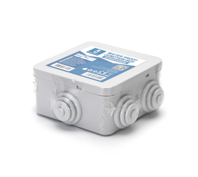 Aigostar Vandtæt Samledåse Firkantet IP44 - 4 indgange Aigostar Vandtæt Samledåse Firkantet IP44 - 4 indgange