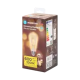 Aigostar LED spot ST64 E27 dæmpbar - 6W erstatter 60W - Valgfri Lystemperatur - filament