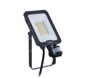 Philips Philips LED projektørlampe Ledinaire BVP167 grå 20W 2400lm 40D - 830-840-865 - IP65 symmetrisk med bevægelsessensor