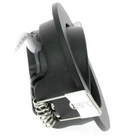 LCB LED LED Mini Indbygningsspot IP65 - Sort 62MM - 5W 450LM - 2700K 827 Varm Hvid - Cut Size 52MM - Triac Dæmpbar - 230v LCB LED LED Mini Indbygningsspot IP65 - Sort 62MM - 5W 450LM - 2700K 827 Varm Hvid - Cut Size 52MM - Triac Dæmpbar - 230v