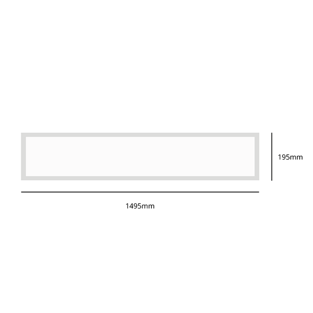 LCB LED Panel 120x15cm - Pro Slim Line - 25W 2750Lm - Lys farve valgfri | UGR22 Opal - 5 års garanti LCB LED Panel 120x15cm - Pro Slim Line - 25W 2750Lm - Lys farve valgfri | UGR22 Opal - 5 års garanti