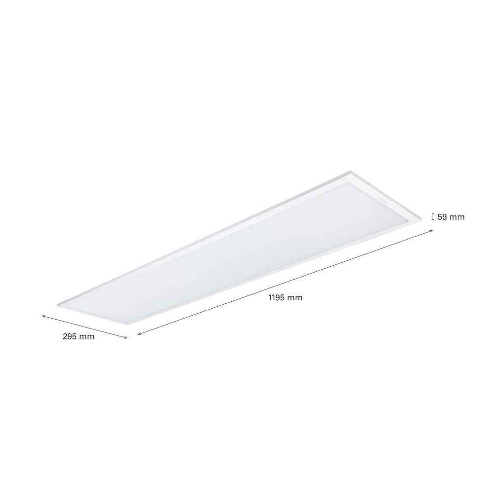 MAZDA LED Panel 120x30cm – Backlit Plus G2 RC009B – 28W 3400Lm – 4000K 840 Neutralhvid | UGR23 Opal Hvid – 2 Års Garanti MAZDA LED Panel 120x30cm – Backlit Plus G2 RC009B – 28W 3400Lm – 4000K 840 Neutralhvid | UGR23 Opal Hvid – 2 Års Garanti