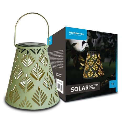Modee LED Solcellelampe - 3000K Varm hvid - 16,5x17cm - LT006 Modee LED Solcellelampe - 3000K Varm hvid - 16,5x17cm - LT006