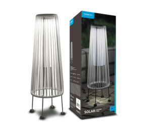 Modee LED Solcellelampe - 3000K Varm hvid - 48x17x17cm - LT004