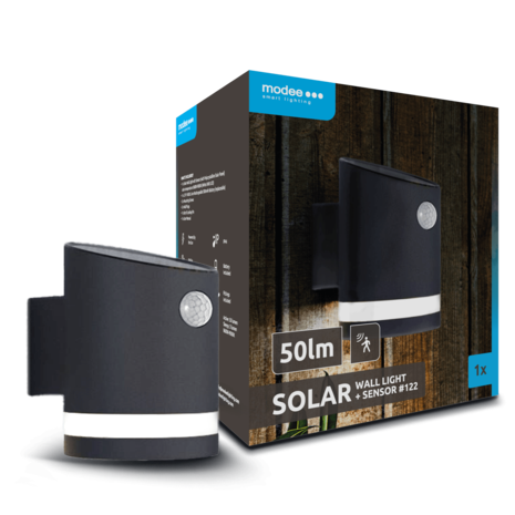 Modee LED Solcelle Væglampe - 9000K Dagslys - WS122