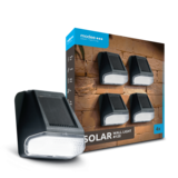 Modee LED Solcelle Væglampe - 7000K Dagslys - WS120 - 4 stk. Modee LED Solcelle Væglampe - 7000K Dagslys - WS120 - 4 stk.