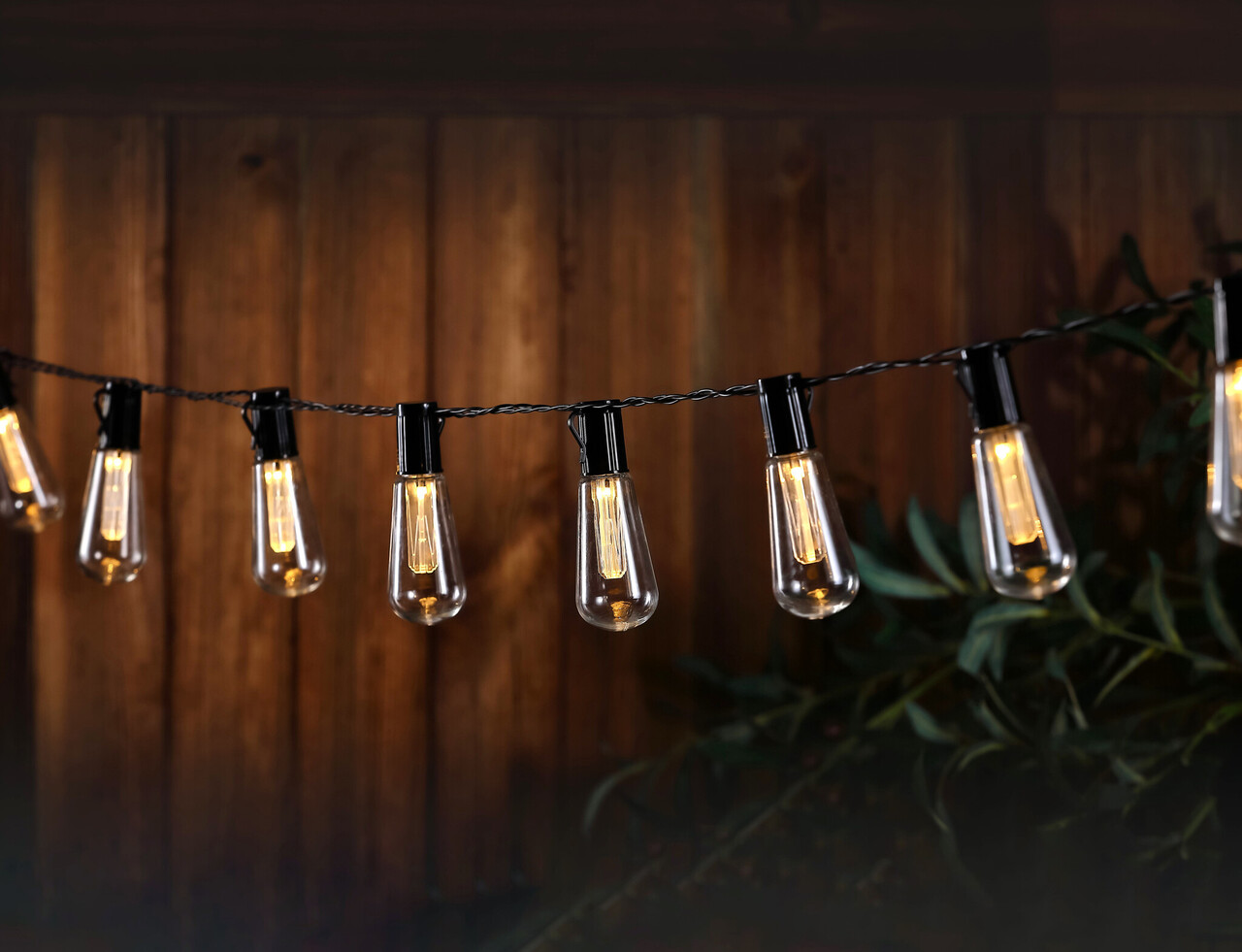 Modee LED Solcelle Lyskæde 4,7m - 2700K Varm hvid - DS010