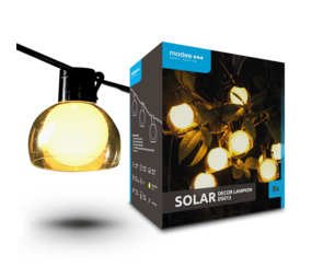Modee LED Solcellelampe - 2800K Varm hvid - DS013
