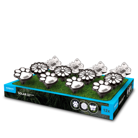 Modee LED Solcellelampe - 9000K Kold hvid - DS001 Modee LED Solcellelampe - 9000K Kold hvid - DS001