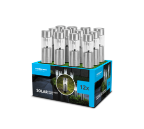 Modee LED Solcellelampe - 10000K Kold hvid - 28cm - GS012 Modee LED Solcellelampe - 10000K Kold hvid - 28cm - GS012