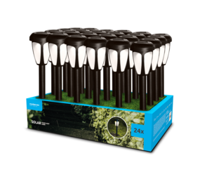 Modee LED Solcellelampe - 3000K Varm hvid - 39cm - GS009