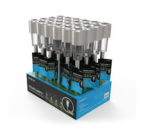 Modee LED Solcellelampe - 10000K Kold hvid - 36cm - GS001