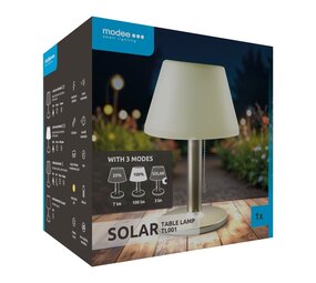 Modee LED Solcelle Bordlampe - 3000K 100lm - TL001