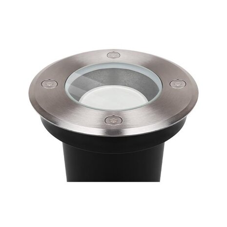 LEDIN LED-jordspot - GU10 - Indbygning - IP67 - 230V - 110mm - Vandtæt jordspot, aluminiumhus, maks. 35W, IK09-beskyttelse, velegnet til have og indkørsel
