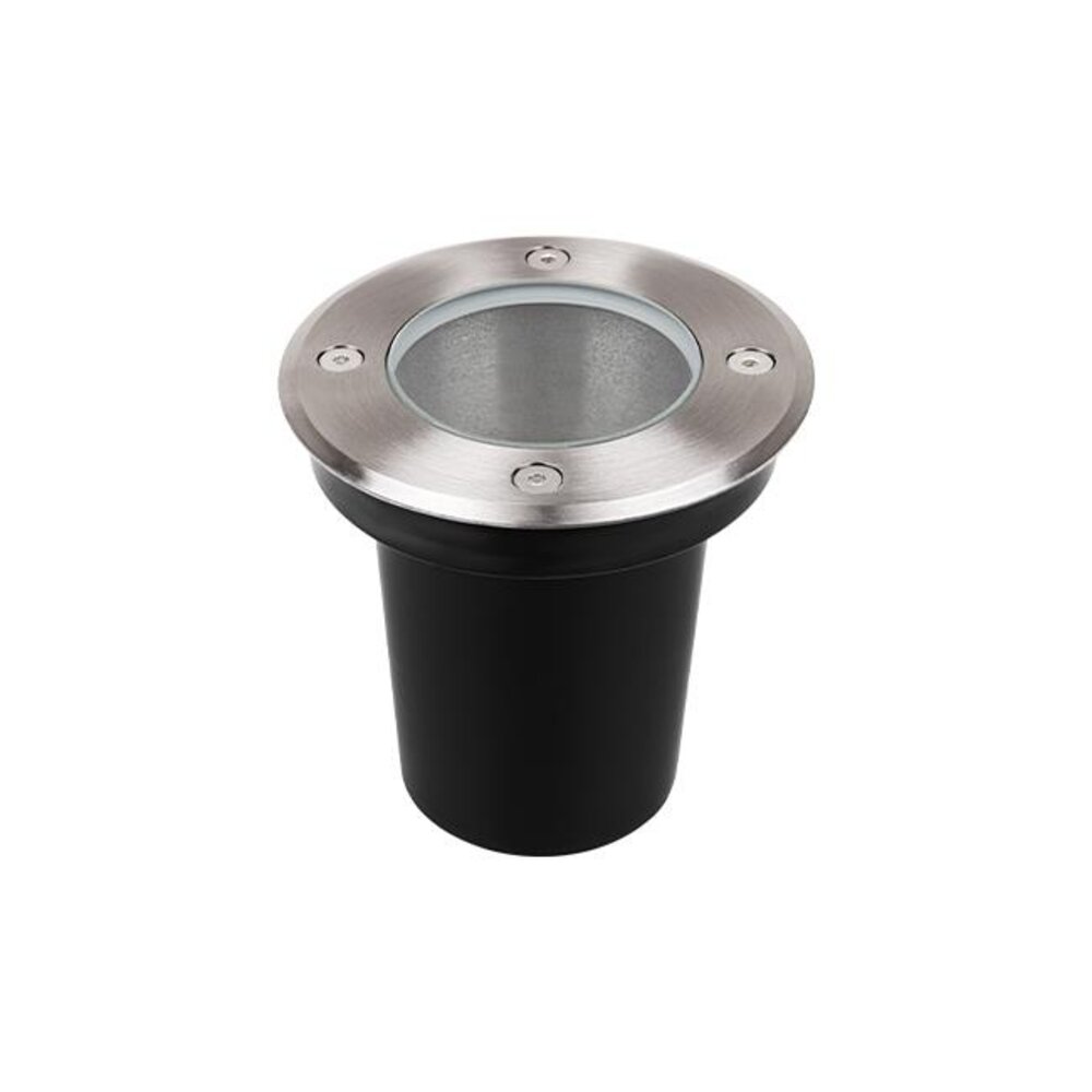 LEDIN LED-jordspot - GU10 - Indbygning - IP67 - 230V - 110mm - Vandtæt jordspot, aluminiumhus, maks. 35W, IK09-beskyttelse, velegnet til have og indkørsel