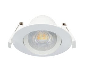 LED POL LED forsænket spot - 5W erstatter 72W - hulstørrelse ø70mm - CCT kan vippes