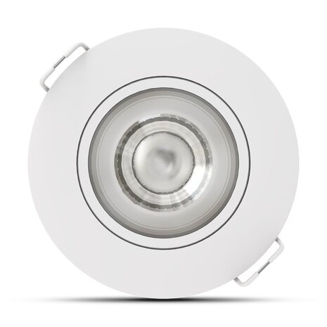Modee Lighting LED inbouwspot Wit- 4,8W - 420lm - 4000K - Kantelbaar - Niet Dimbaar - D80xH32mm Modee Lighting LED inbouwspot Wit- 4,8W - 420lm - 4000K - Kantelbaar - Niet Dimbaar - D80xH32mm