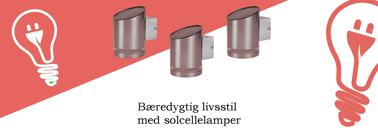 Bæredygtig livsstil med solcellelamper
