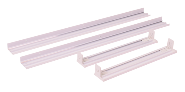 Aigostar Hvidt rammesystem til montering af LED panel - 5 cm høj inklusiv skruer - 60x30 cm