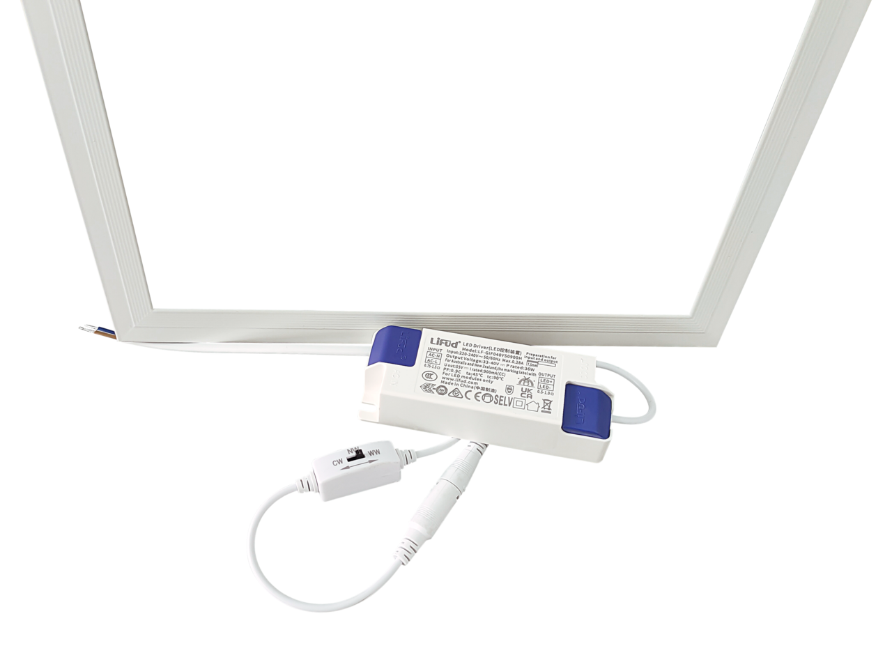 LCB LED-panel - 36W 3960Lm - CCT 830-840-865 Multi colour switch | 60x60cm - UGR22 Opaque LCB LED-panel - 36W 3960Lm - CCT 830-840-865 Multi colour switch | 60x60cm - UGR22 Opaque