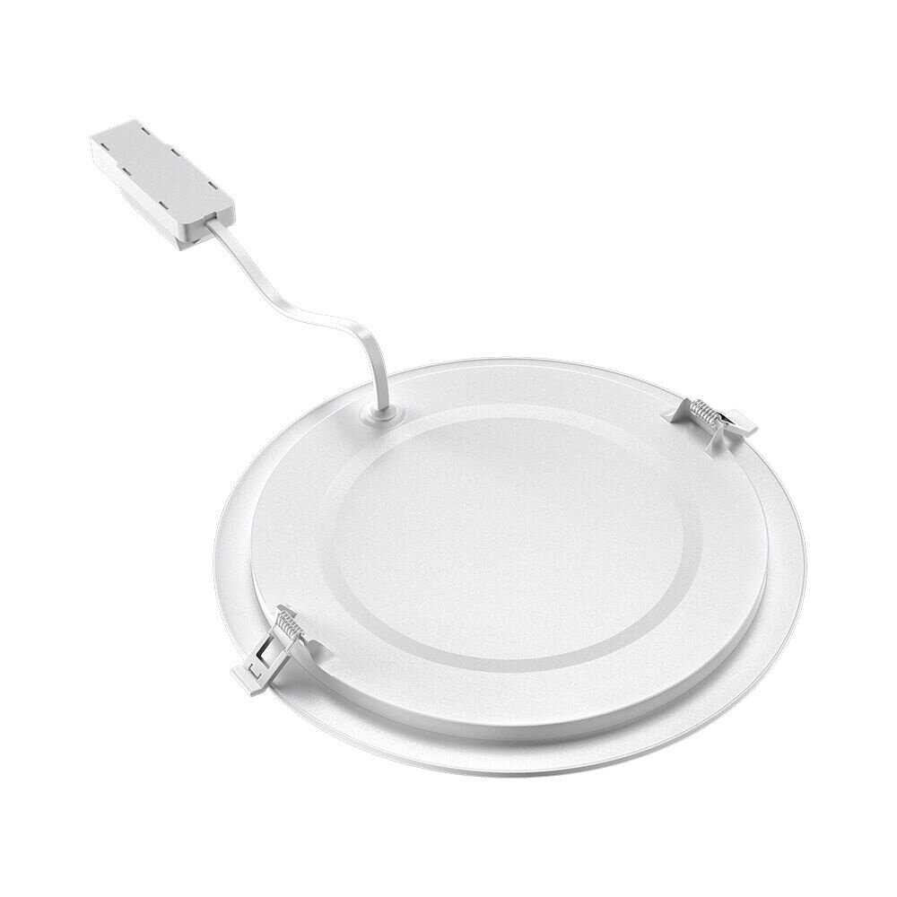 Braytron LED indbygningsspot - 18W 1760lm - 3 i 1 CCT - Udskæring 205mm - Udvendig størrelse 229mm - Rund - IP40