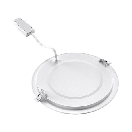 Braytron LED indbygningsspot - 18W 1760lm - 3 i 1 CCT - Udskæring 205mm - Udvendig størrelse 229mm - Rund - IP40