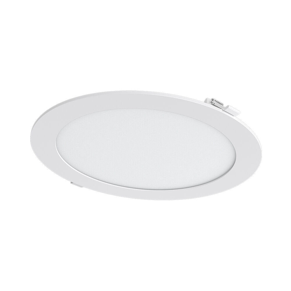 Braytron LED indbygningsspot - 18W 1760lm - 3 i 1 CCT - Udskæring 205mm - Udvendig størrelse 229mm - Rund - IP40
