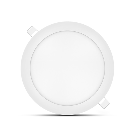 Modee LED forsænket spot rund aluminium - 6W erstatter 50W - skærestørrelse 110mm - 3000K Varm hvid - Copy