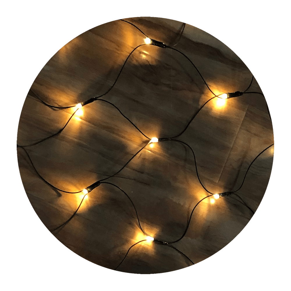 Modee Julelysnets LED - 2x2 Meter - 144 LED'er - Varm Hvid