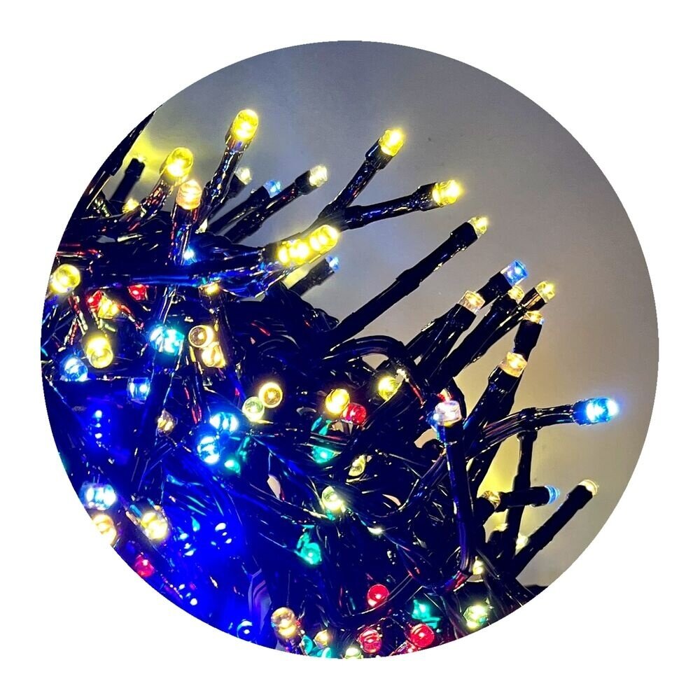 Modee Julebelysning Istap 2,1m Multifarvet - 2,1 Meter - 384 LED'er - IP44