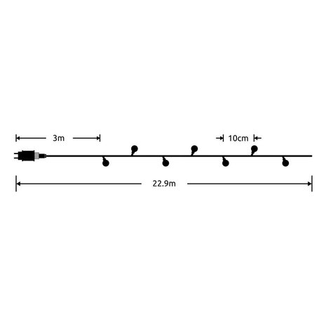 Modee Julebelysning Kold Hvid - 20 Meter - 200 LED'er - IP44 Modee Julebelysning Kold Hvid - 20 Meter - 200 LED'er - IP44