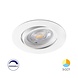 Braytron LED-downlight - 7W dæmpbar - huldiameter 70 mm - Justerbar lysfarve - Mat hvid