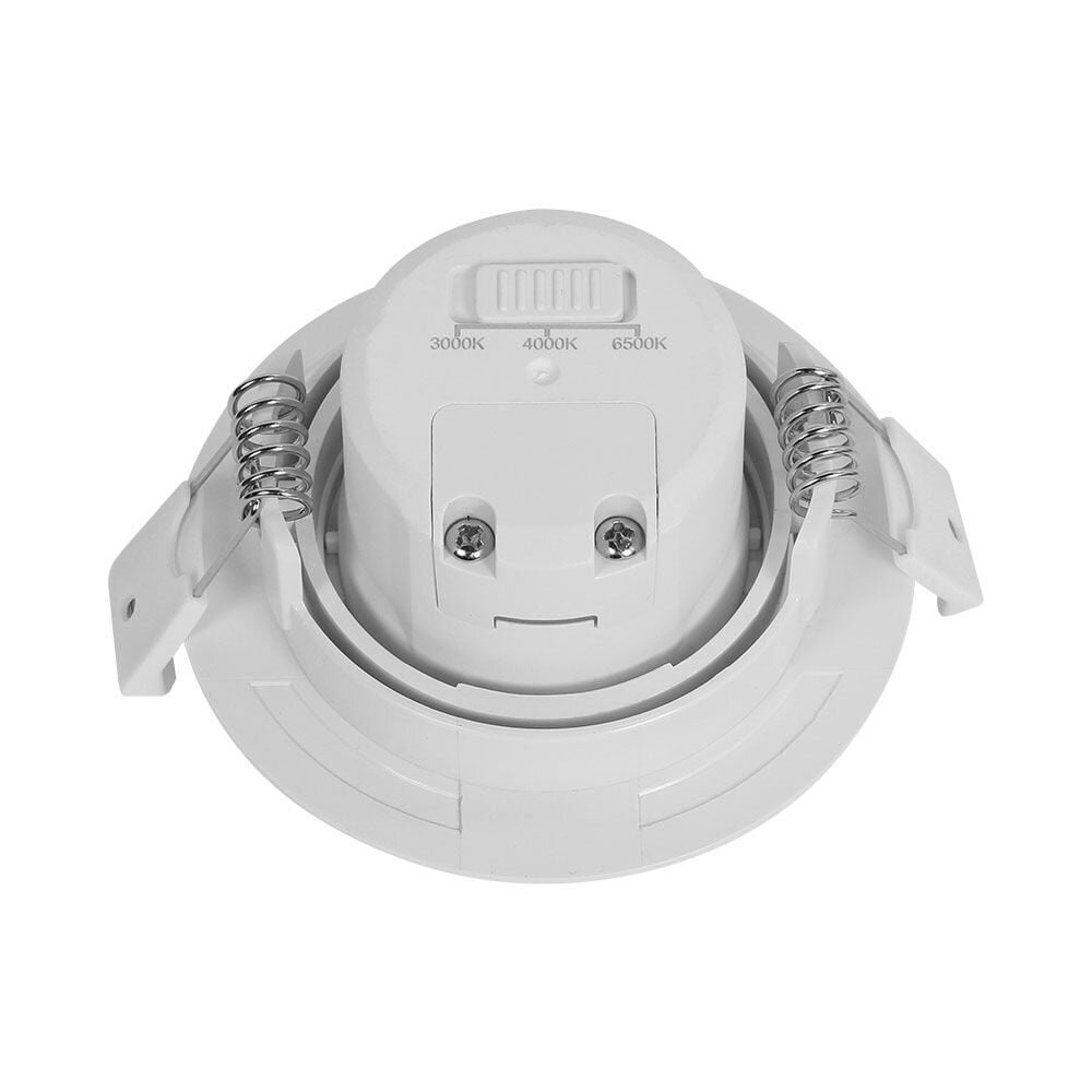 Braytron LED-downlight - 7W dæmpbar - huldiameter 70 mm - Justerbar lysfarve - Mat hvid