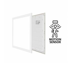 LCB LED LED Panel backlit – Indbygget sensor – 36W 3960Lm – 4000K 840 Køligt hvidt | 120x30cm – MV Sensor – UGR22 Opal – 5 års garanti