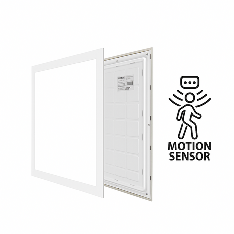 LCB LED LED Panel backlit – Indbygget sensor – 36W 3960Lm – 4000K 840 Køligt hvidt | 120x30cm – MV Sensor – UGR22 Opal – 5 års garanti