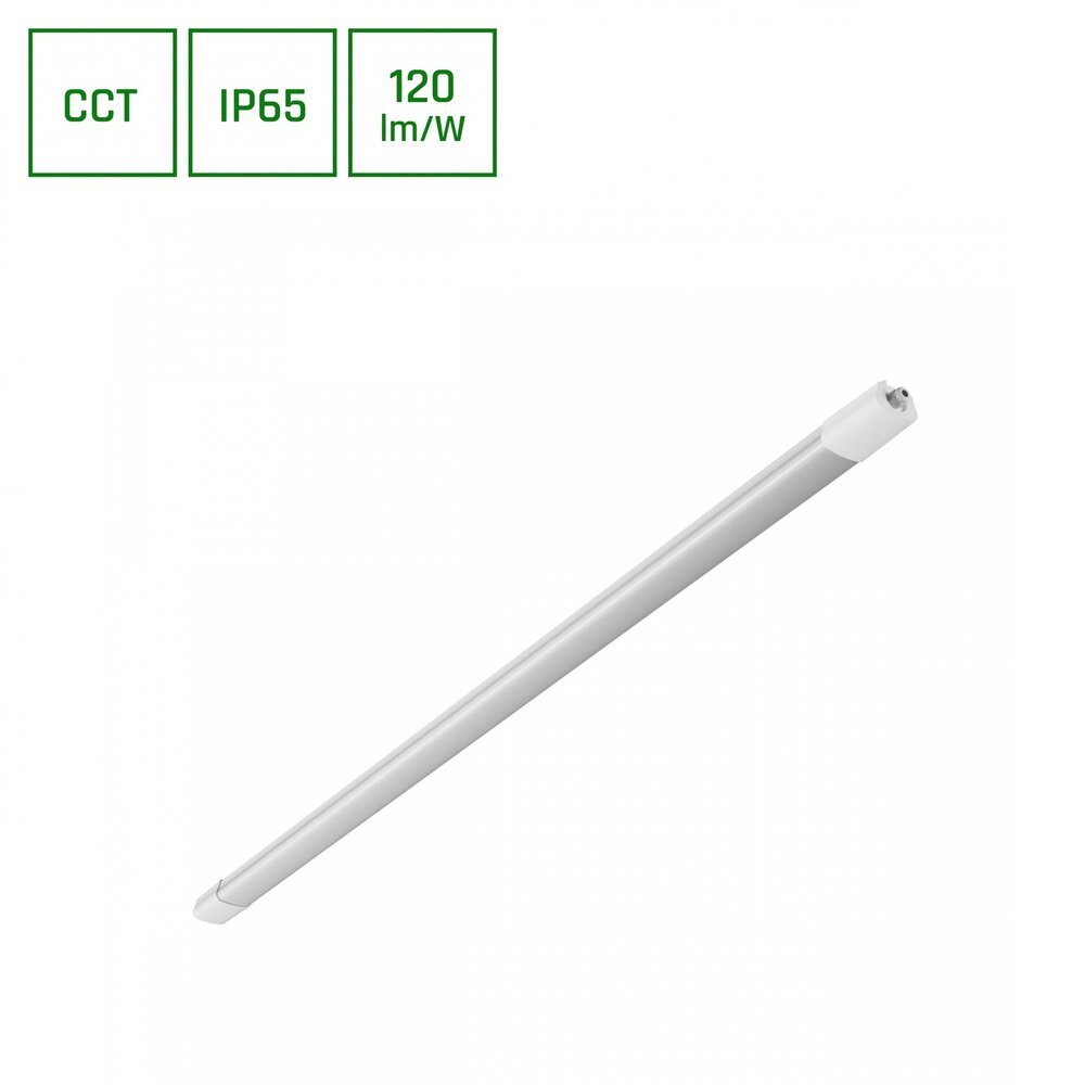 Spectrum Vandtæt komplet LED armatur - 120 cm - 36W - CCT