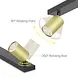 LED-loftspot Beta – 2x GU10-fatning – 300 x 120 mm – Guld LED-loftspot Beta – 2x GU10-fatning – 300 x 120 mm – Guld