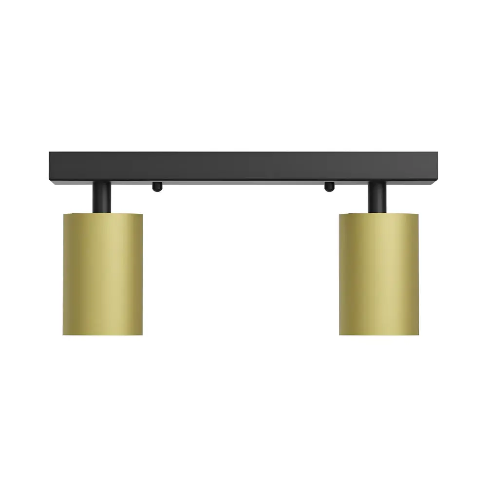 LED-loftspot Beta – 2x GU10-fatning – 300 x 120 mm – Guld LED-loftspot Beta – 2x GU10-fatning – 300 x 120 mm – Guld