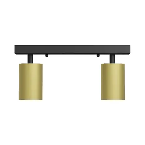 LED-loftspot Beta – 2x GU10-fatning – 300 x 120 mm – Guld LED-loftspot Beta – 2x GU10-fatning – 300 x 120 mm – Guld