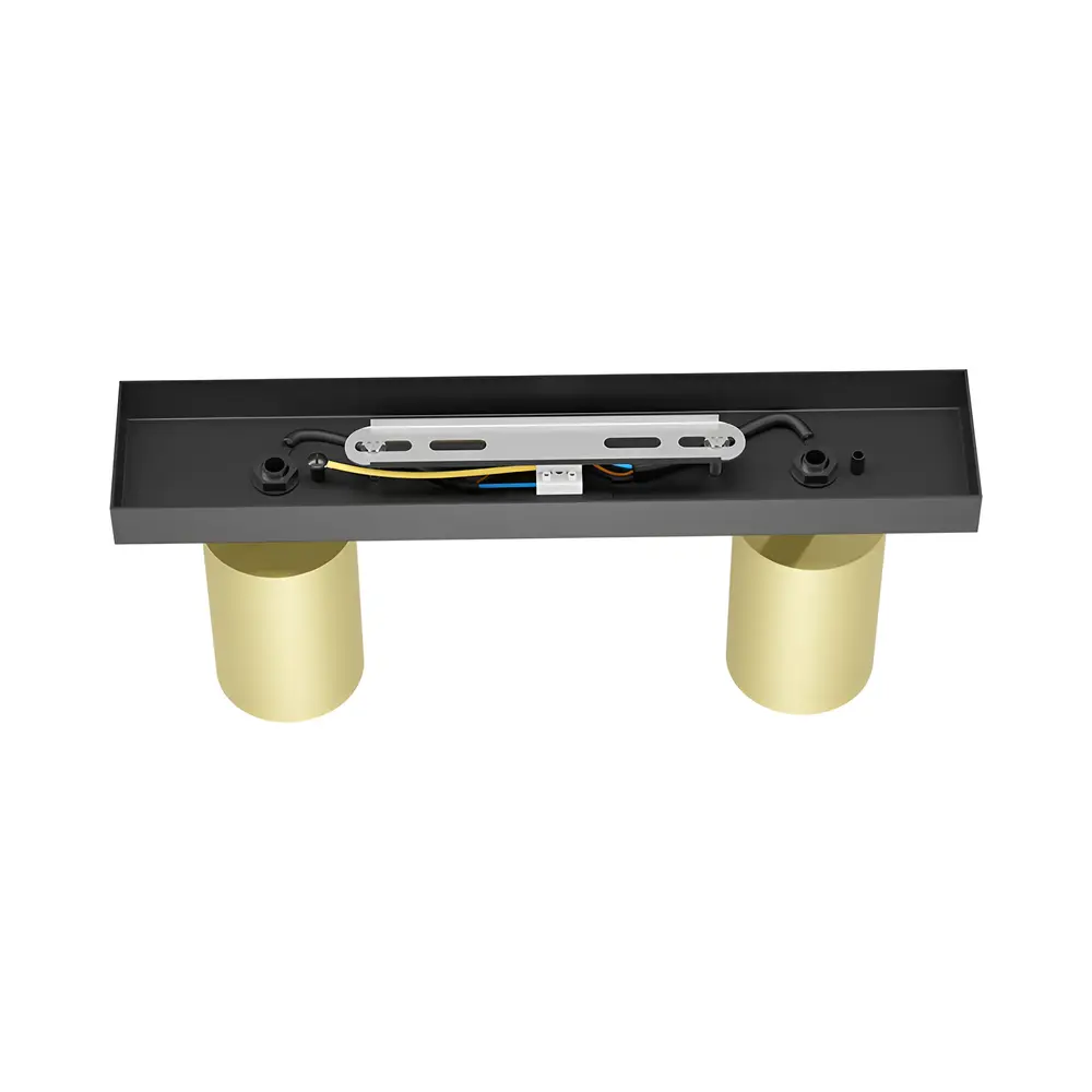 LED-loftspot Beta – 2x GU10-fatning – 300 x 120 mm – Guld LED-loftspot Beta – 2x GU10-fatning – 300 x 120 mm – Guld