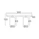 LED-loftspot Beta – 2x GU10-fatning – 300 x 120 mm – Guld LED-loftspot Beta – 2x GU10-fatning – 300 x 120 mm – Guld