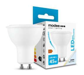Modee Lighting LED GU10 – 6 W, dæmpbar – 6000 K – 110°