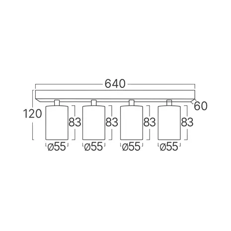 Braytron BETA 4x GU10 Loftspot – Matsort Aluminium | IP20 Braytron BETA 4x GU10 Loftspot – Matsort Aluminium | IP20