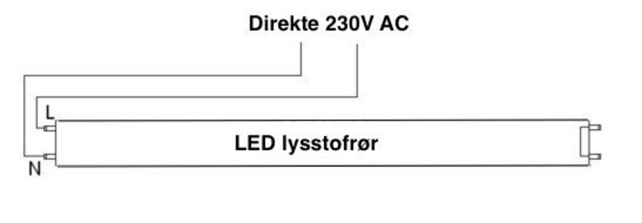 G13 / T8 - LED Lysstofsrør 60 cm - Varm Hvid (830) 3000K - 9W erstatter 18W G13 / T8 - LED Lysstofsrør 60 cm - Varm Hvid (830) 3000K - 9W erstatter 18W