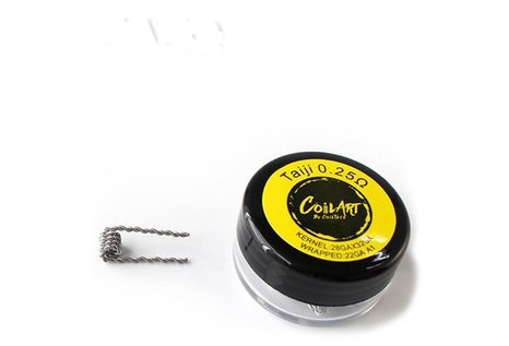 CoilArt Prebuild Taiji Coil 0.25 Ohm (28GAx32GA/22GA) - P19