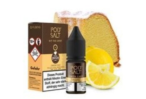 Pod Salt Fusion Lemon Cake Liquid von Pod Salt Fusion - Fertig Liquid für die elektrische Zigarette